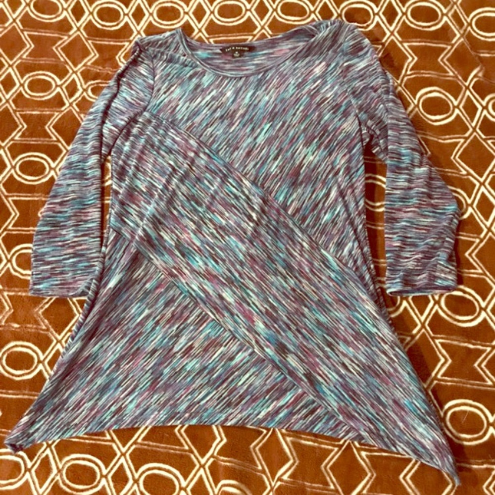 🎀Last Day 10/15🎀 Purples&Blues Knit Tunic